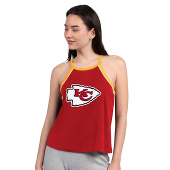 Women's G-III 4Her by Carl Banks  Red Kansas City Chiefs Redemption Win Slub Tank Top
