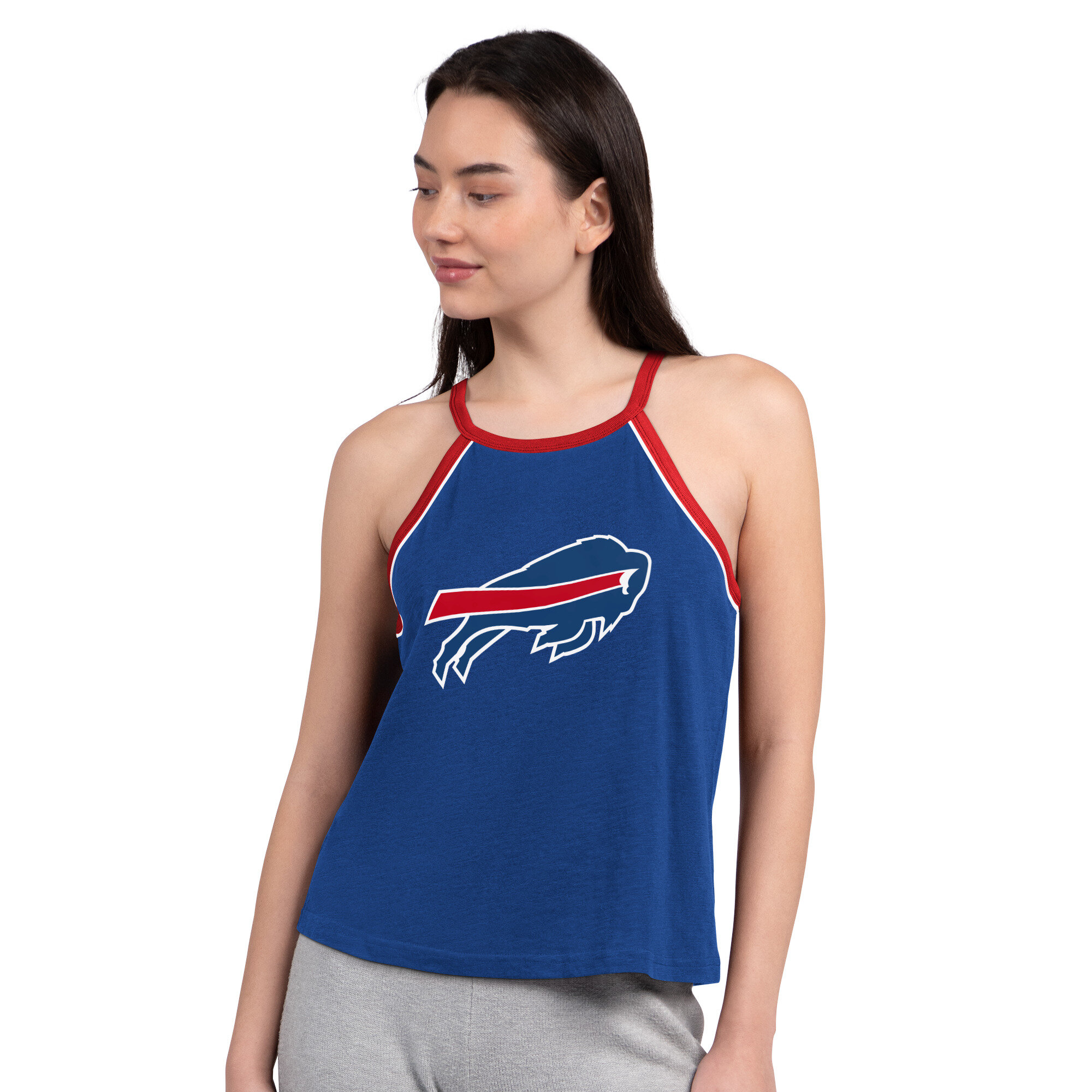Women's G-III 4Her by Carl Banks Royal Buffalo Bills Redemption Win Slub Tank Top
