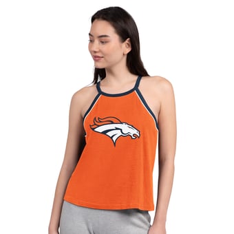 Women's G-III 4Her by Carl Banks  Orange Denver Broncos Redemption Win Slub Tank Top