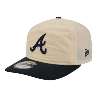 Men's New Era Cream/Navy Atlanta Braves Everyday 19TWENTY Adjustable Hat