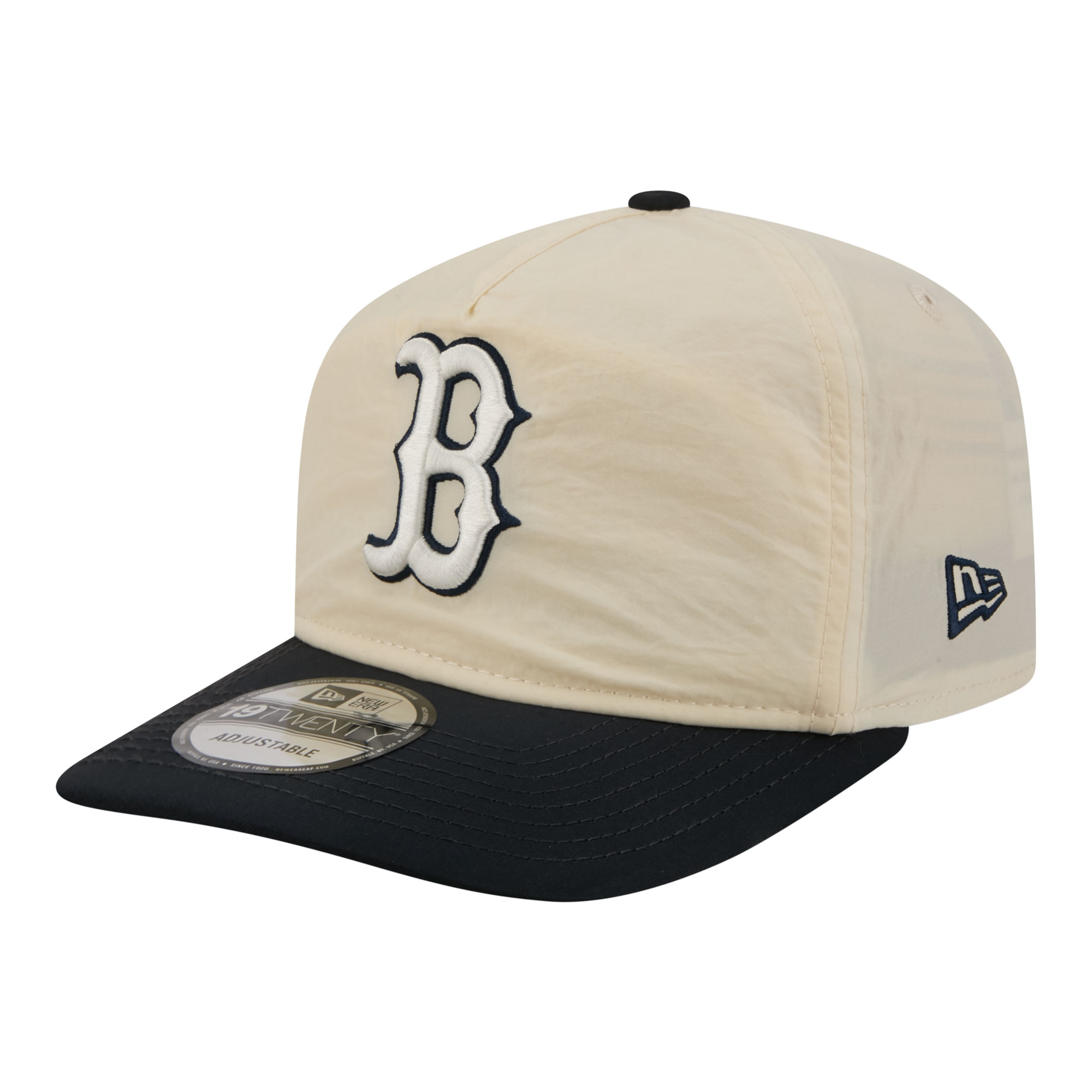 Men's New Era Cream/Navy Boston Red Sox Everyday 19TWENTY Adjustable Hat