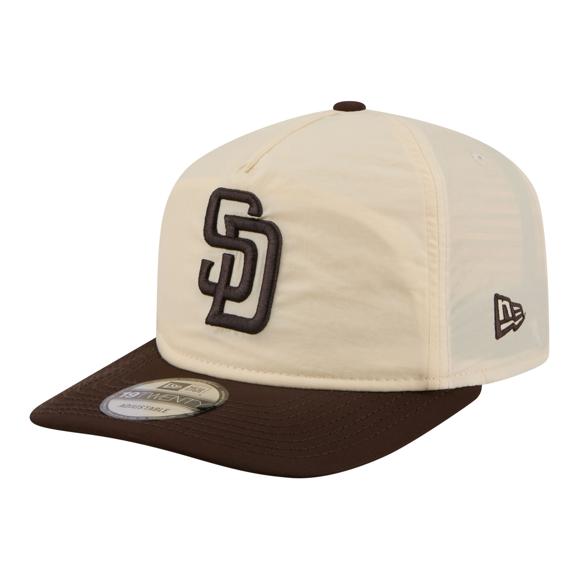 Men's New Era Cream/Brown San Diego Padres Everyday 19TWENTY Adjustable Hat