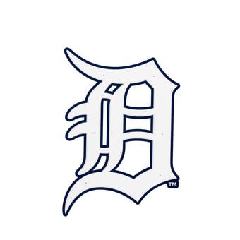 Detroit Tigers 23" Layered Metal Wall Art Sign