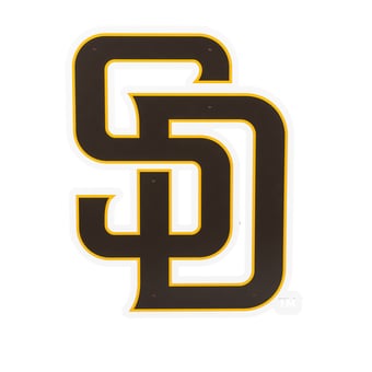 San Diego Padres 23" Layered Metal Wall Art Sign