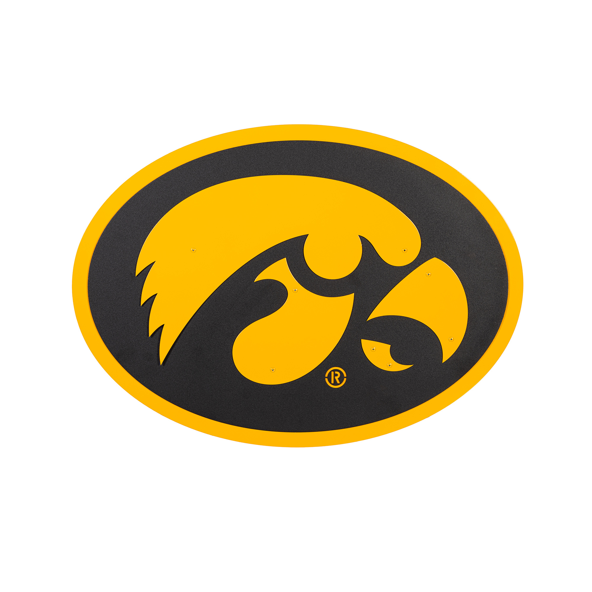 Iowa Hawkeyes 23" Layered Metal Wall Art Sign