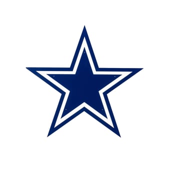 Dallas Cowboys 23" Layered Metal Wall Art Sign