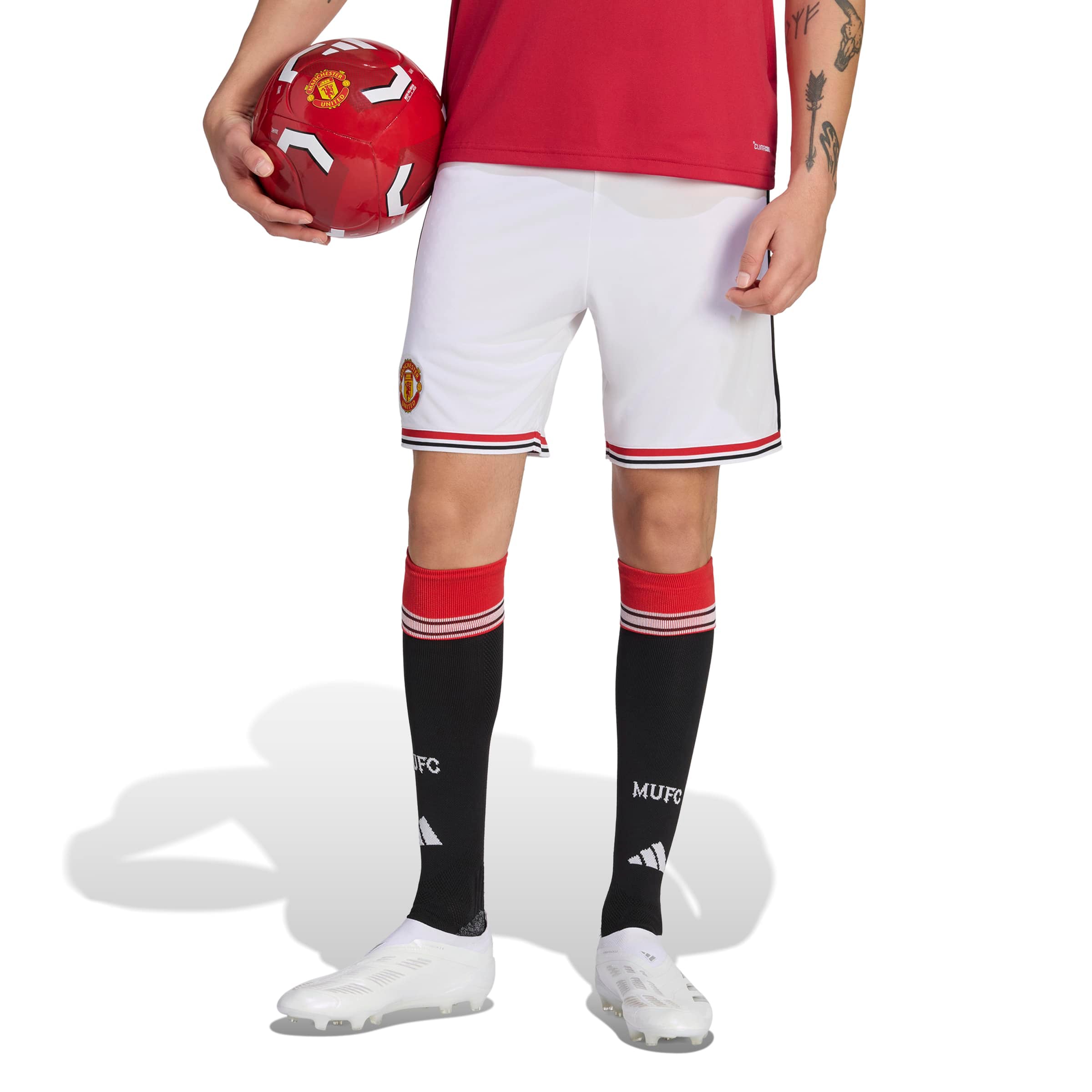 Men's adidas  White Manchester United 2026/27 Home Replica Shorts