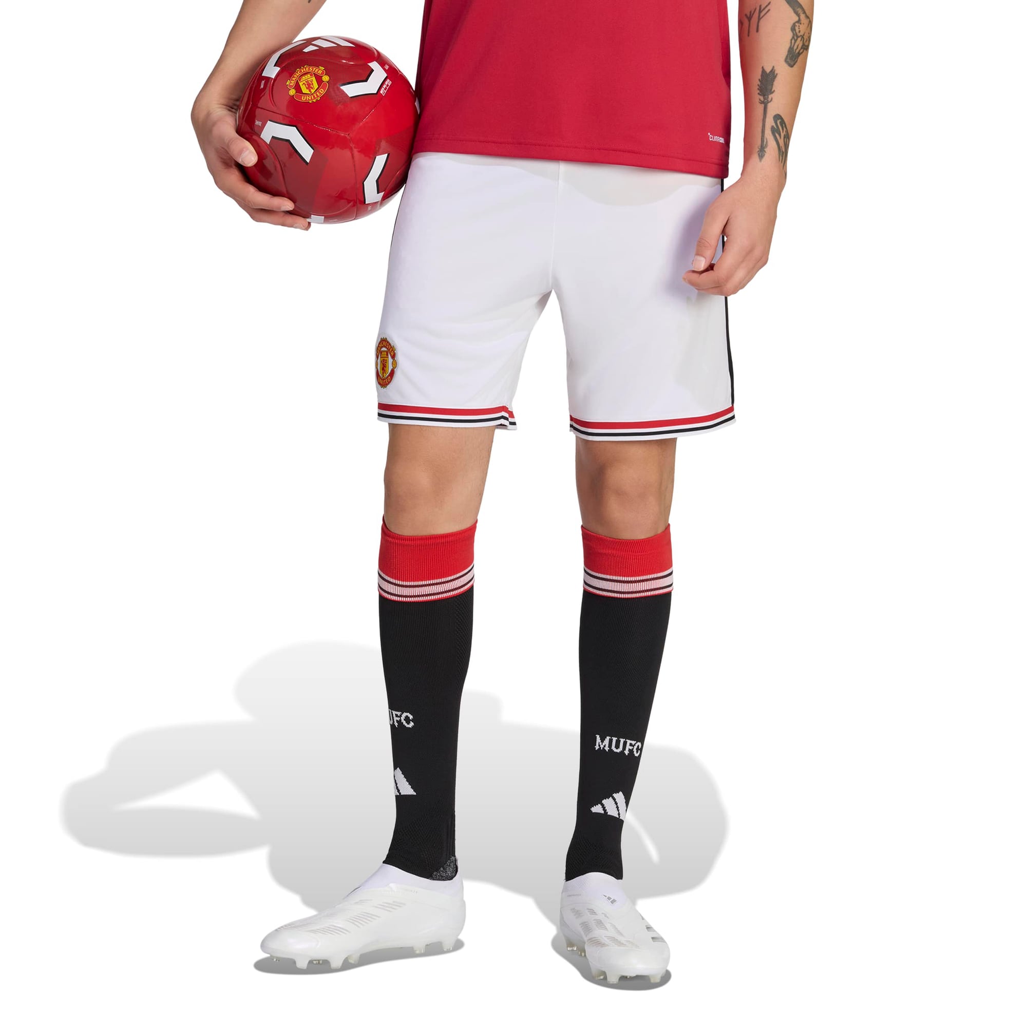 Men's adidas  White Manchester United 2026/27 Home Replica Shorts