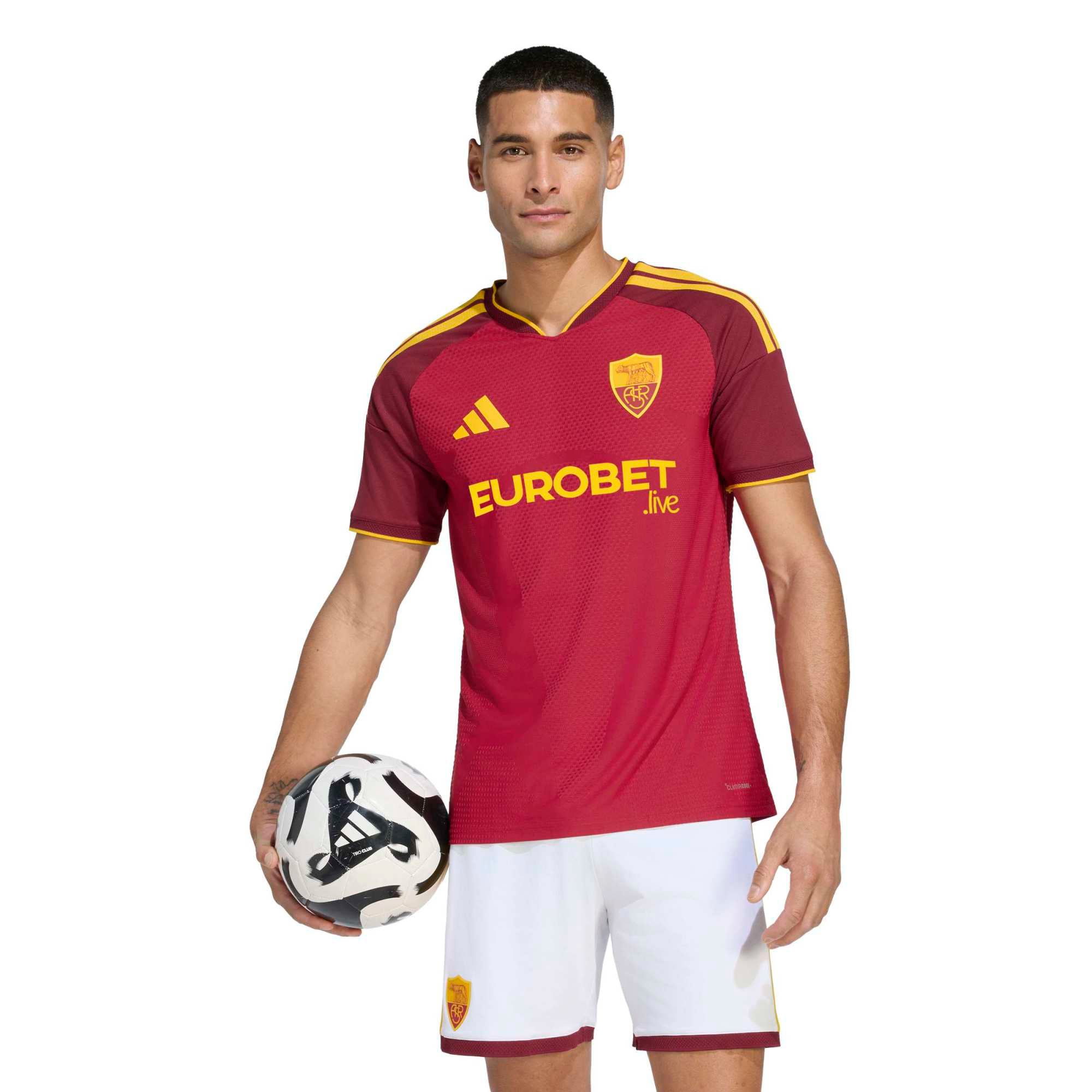 Men's adidas Red AS Roma 2026/27 Home On-Field Authentic Jersey