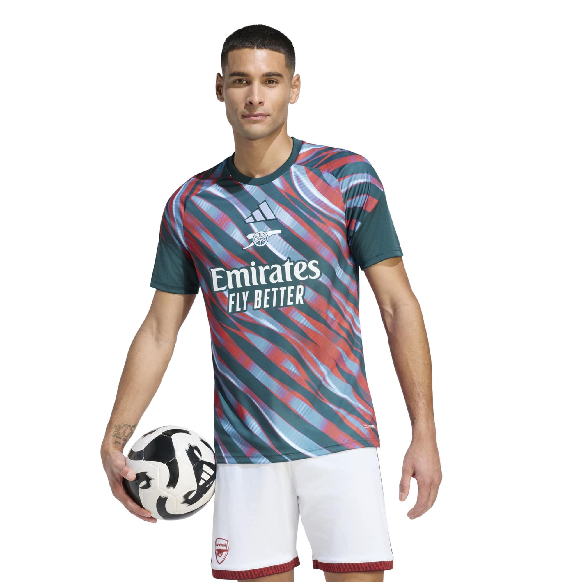 Men's adidas  Green Arsenal 2026/27 Pre-Match Home Training Jersey