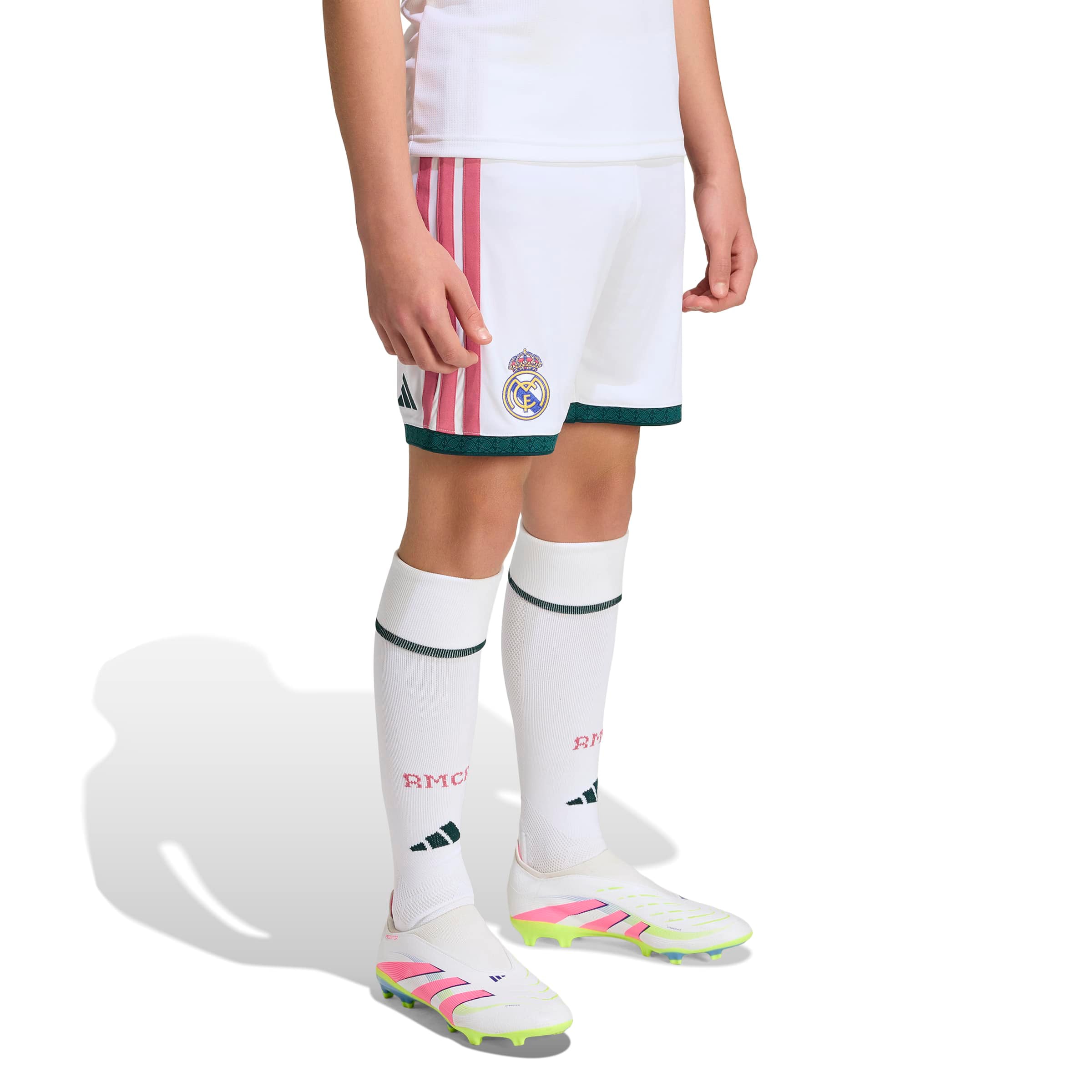 Youth adidas  White Real Madrid 2026/27 Home Replica Shorts