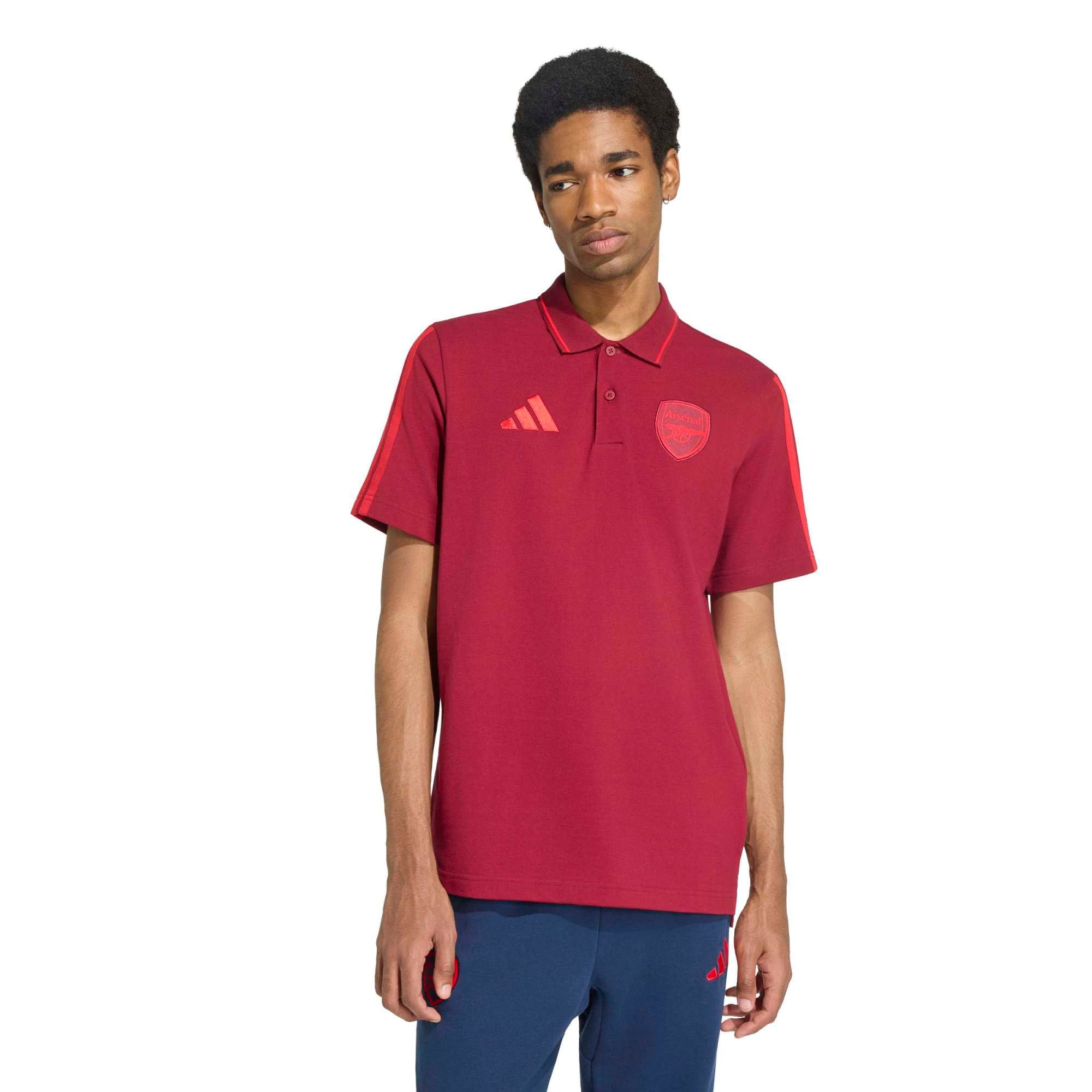 Men's adidas Red Arsenal Alphaskin DNA Polo