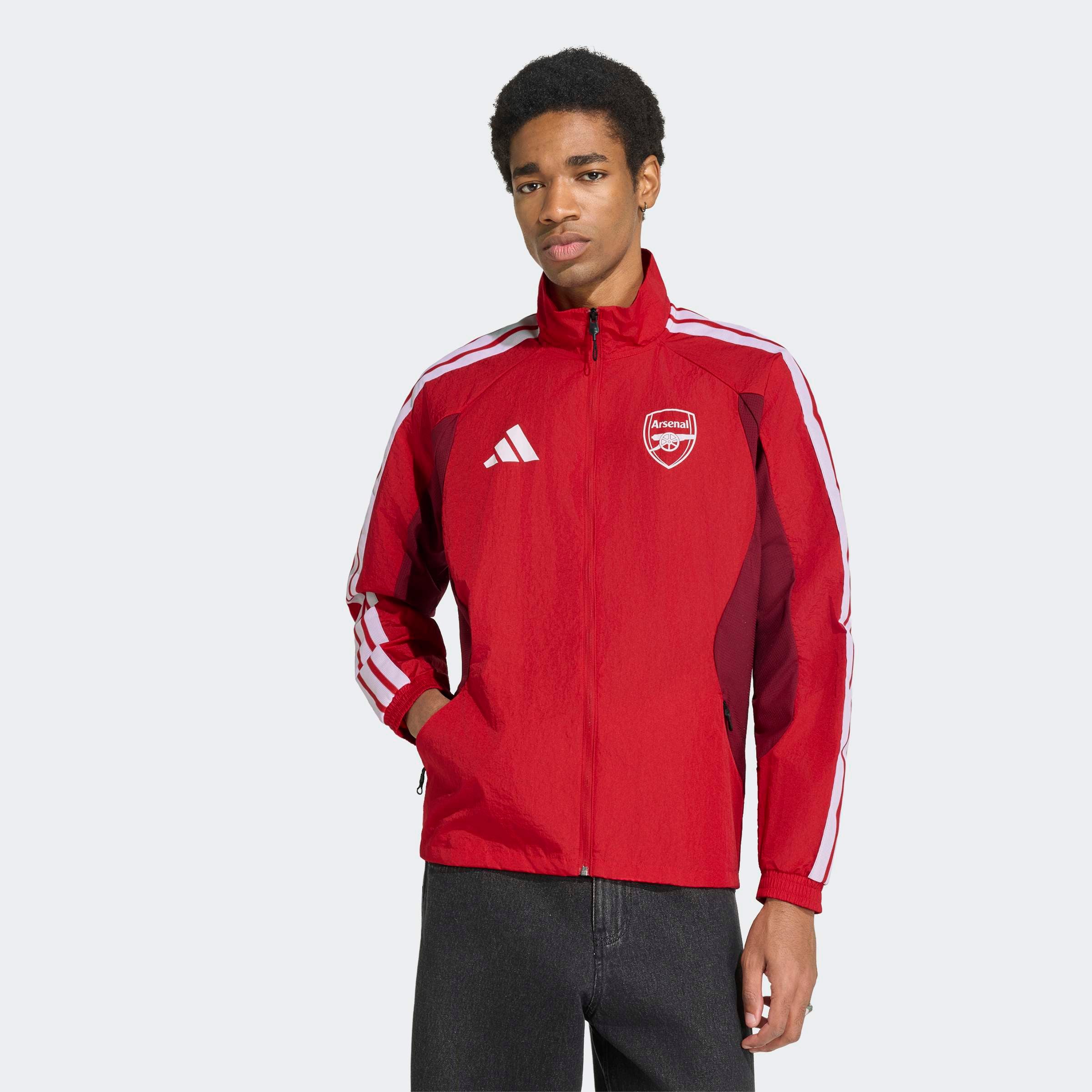 Men's adidas  Red Arsenal 2026 Full-Zip Anthem Jacket