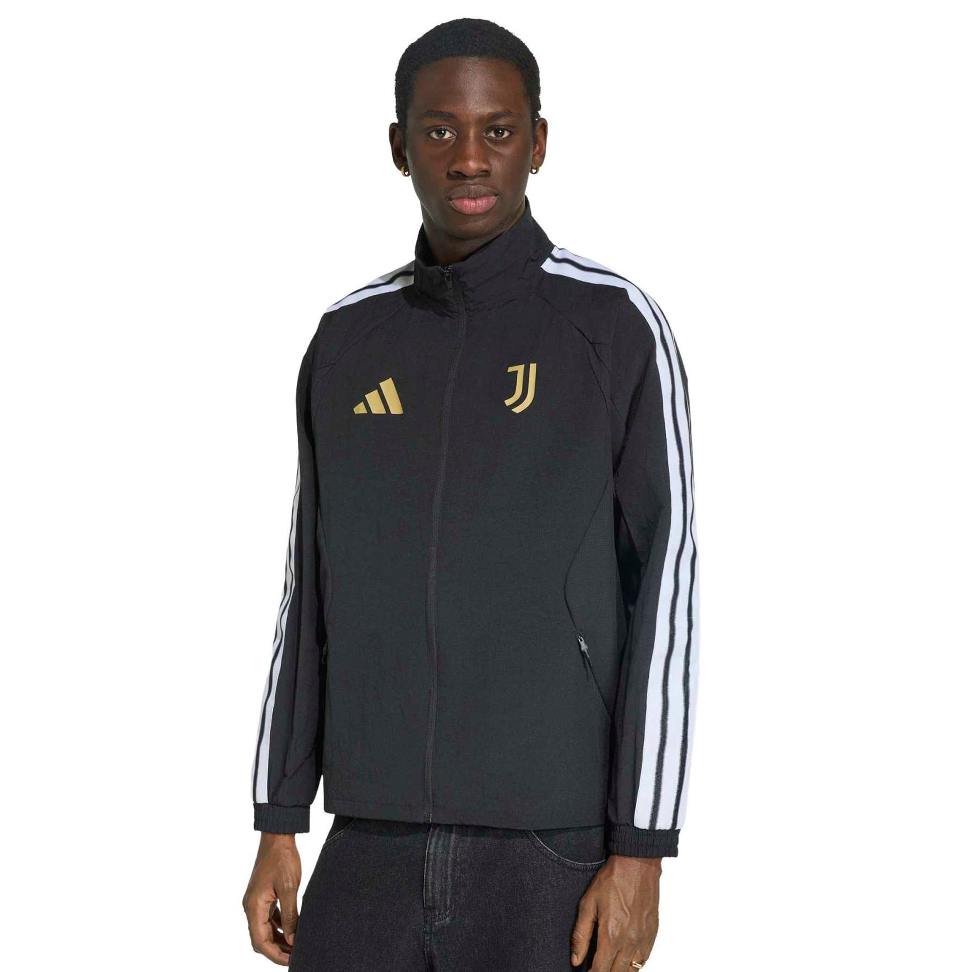 Men's adidas Black Juventus 2026 Full-Zip Anthem Jacket