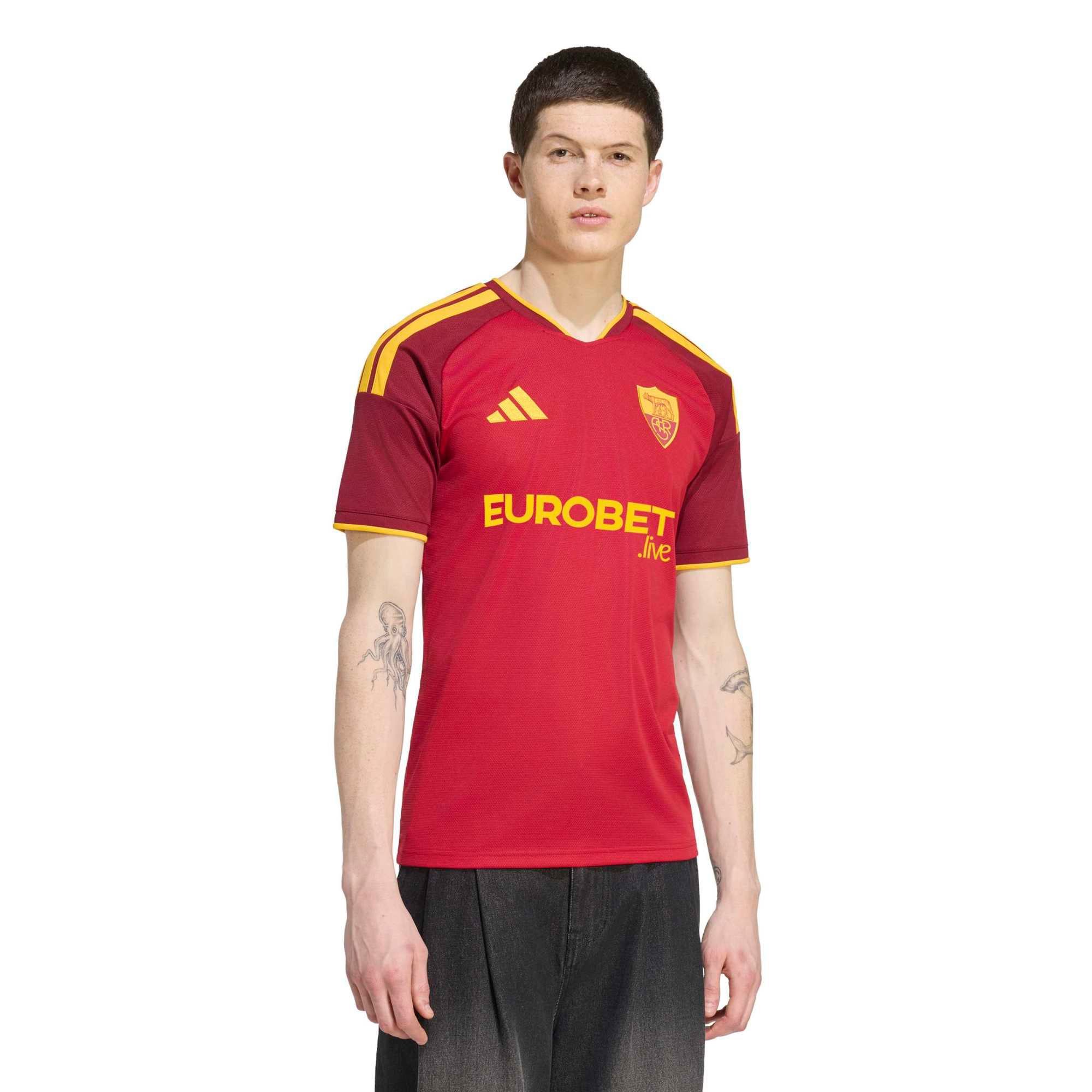 Men's adidas Red AS Roma 2026/27 Home Replica Jersey