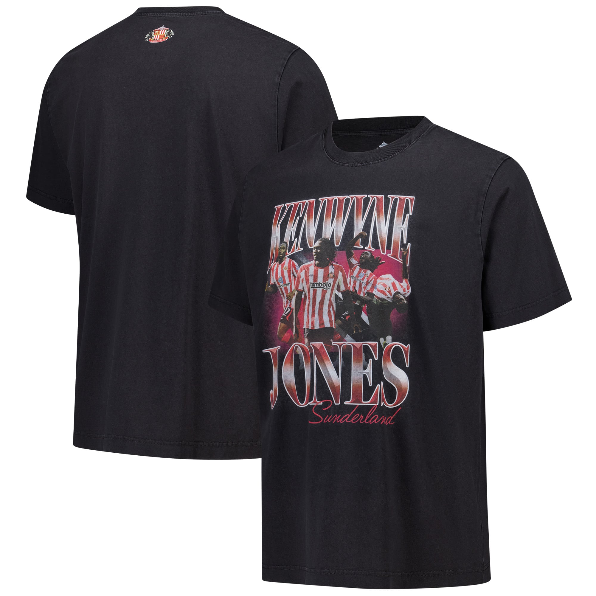 T-shirt Sunderland Kenwyne Jones Icons - Nera - Uomo: retailer-supplied image