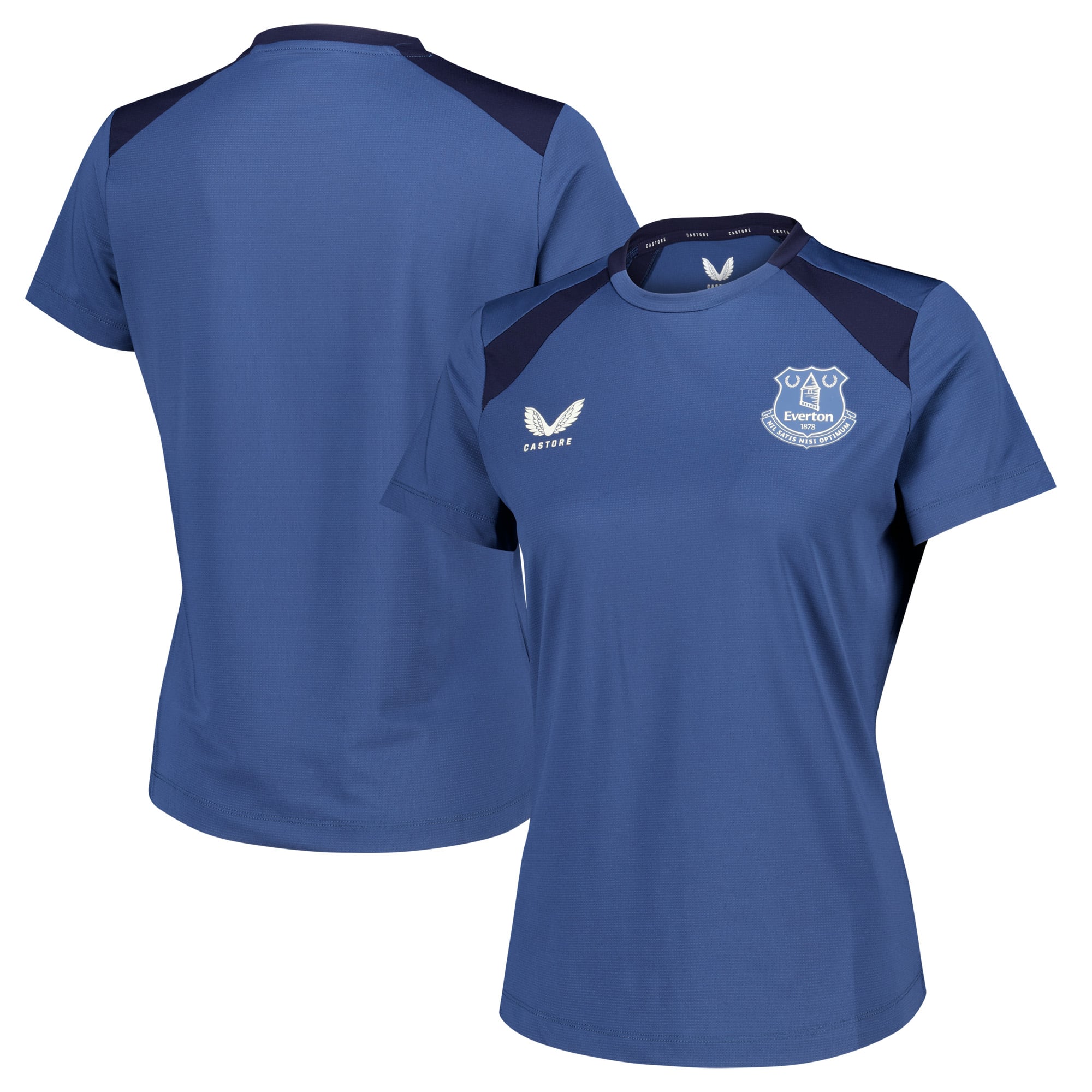 Everton Castore Coaches Training Top - Dark Blue - Womens