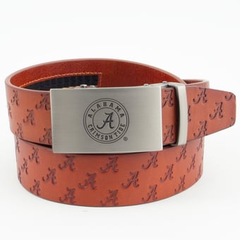 Men's Alabama Crimson Tide Ratchet All-Over Print Belt