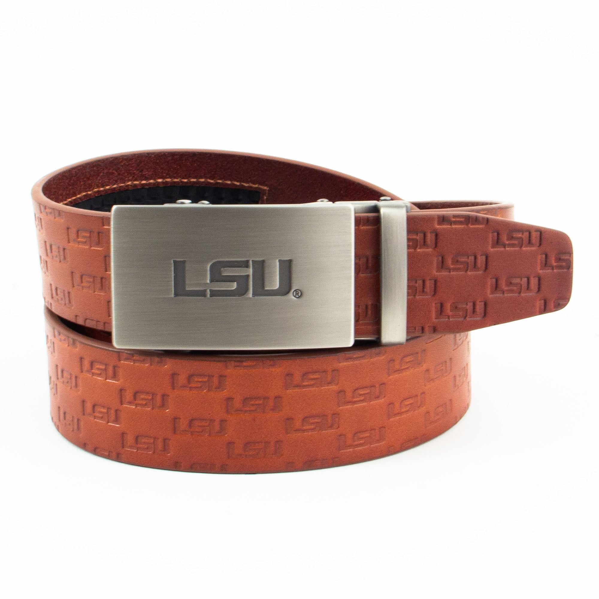 Men's LSU Tigers Ratchet All-Over Print Belt