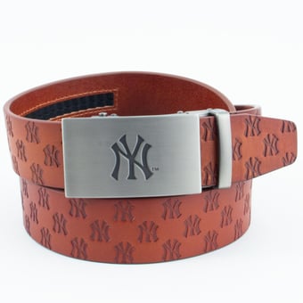 Men's New York Yankees Ratchet All-Over Print Belt