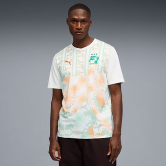 Men's Puma  White Ivory Coast National Team 2026 Away Replica Jersey