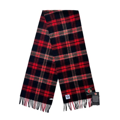 Patrick King Woollen Company Ottawa Senators Tartan Wool Scarf