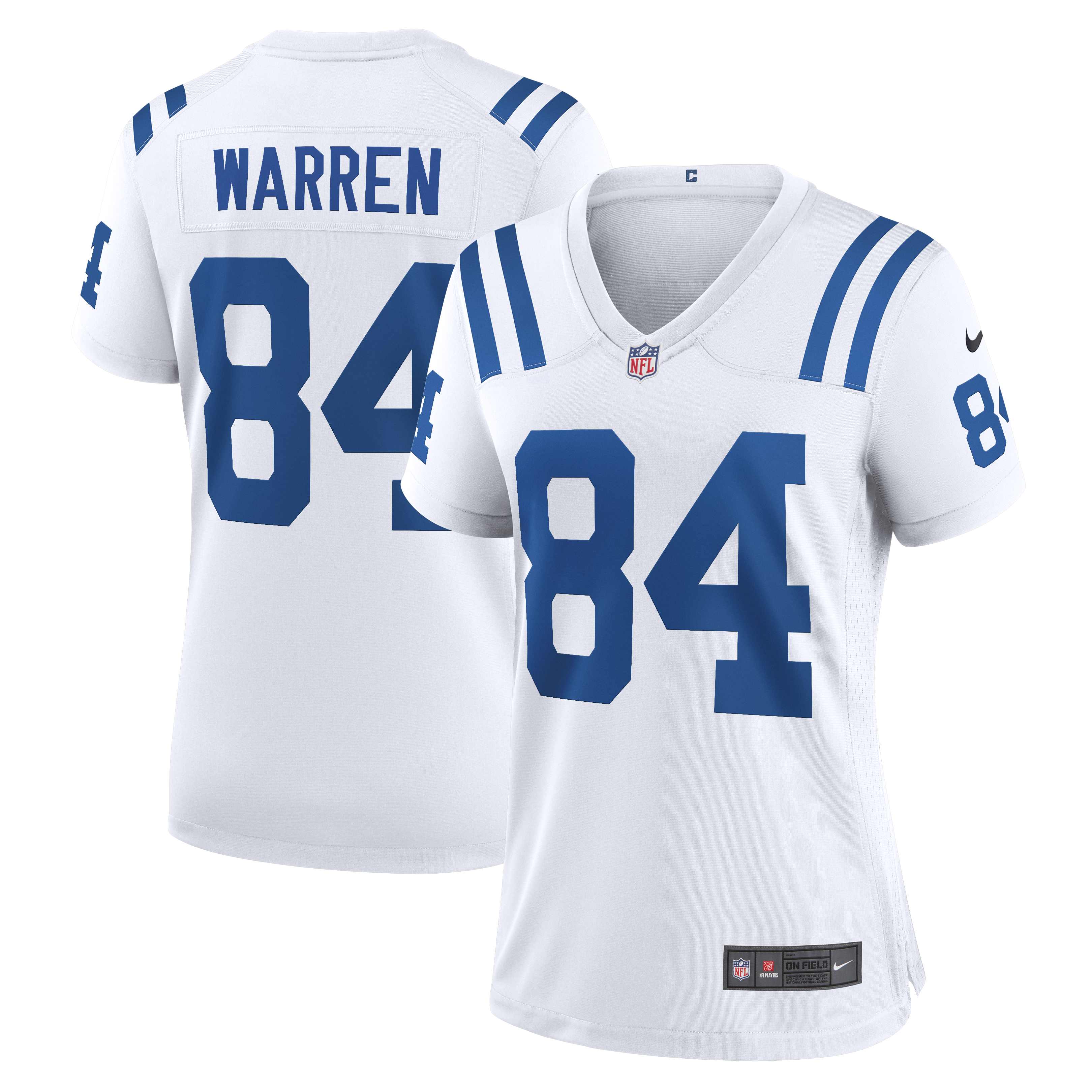 Women's Nike Tyler Warren White Indianapolis Colts Game Jersey