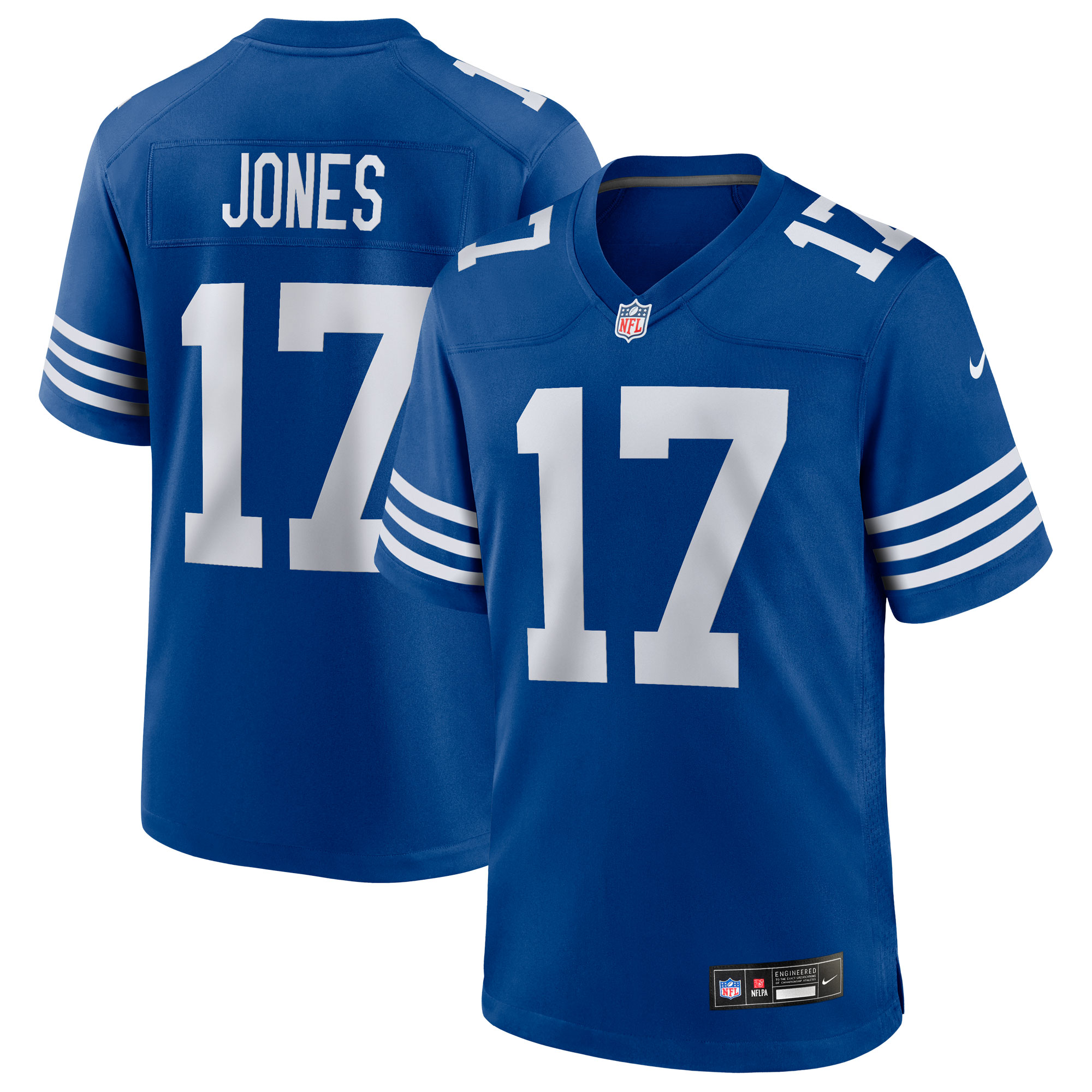 Men's Nike Daniel Jones Royal Indianapolis Colts Alternate Game Jersey