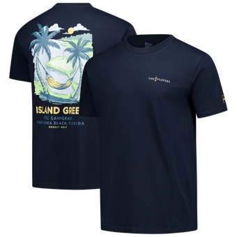 Men's Breezy Golf Black THE PLAYERS The Island Green T-Shirt