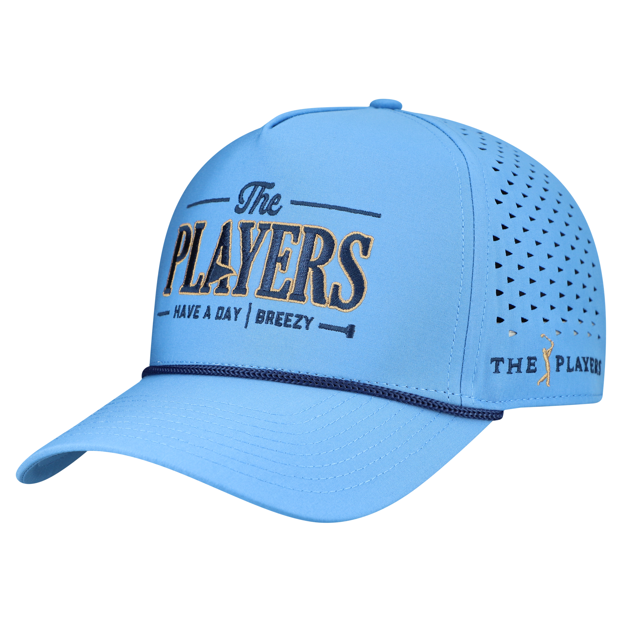 Men's Breezy Golf Light Blue THE PLAYERS Flagship Performance Adjustable Hat