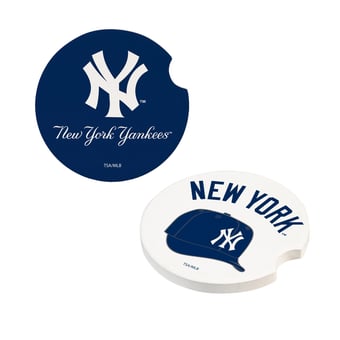 New York Yankees Ceramic Car Coaster Four-Piece Set