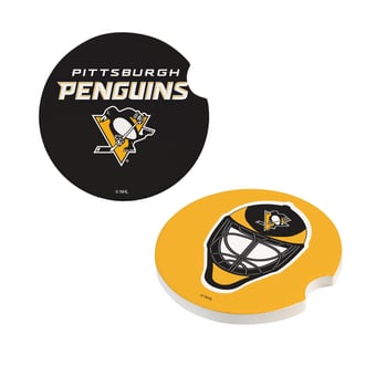 Pittsburgh Penguins Ceramic Car Coaster Four-Piece Set