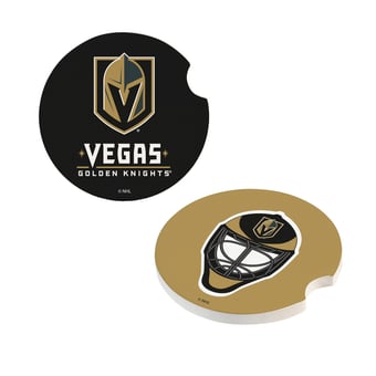 Vegas Golden Knights Ceramic Car Coaster Four-Piece Set