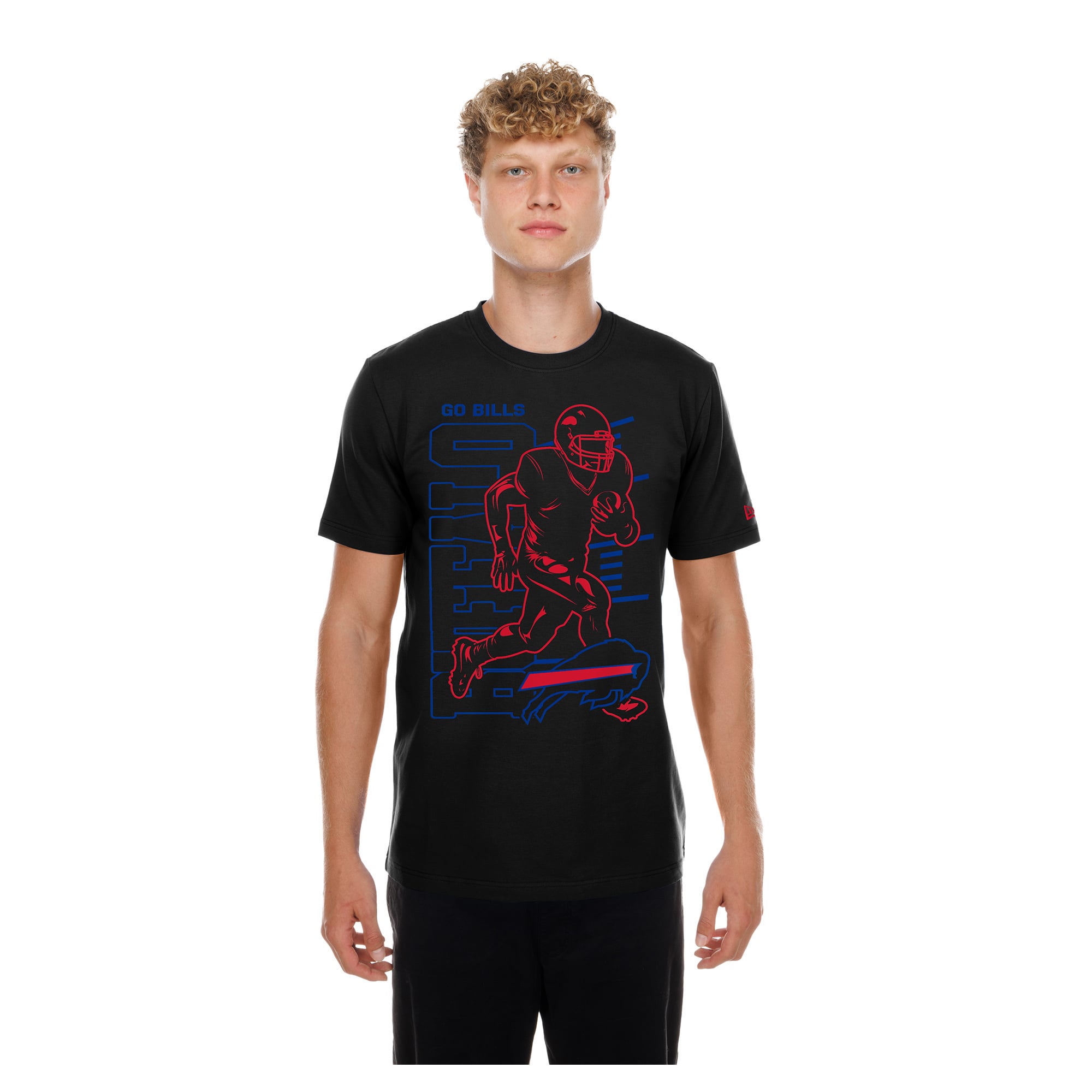 Men's New Era Black Buffalo Bills Training Camp T-Shirt