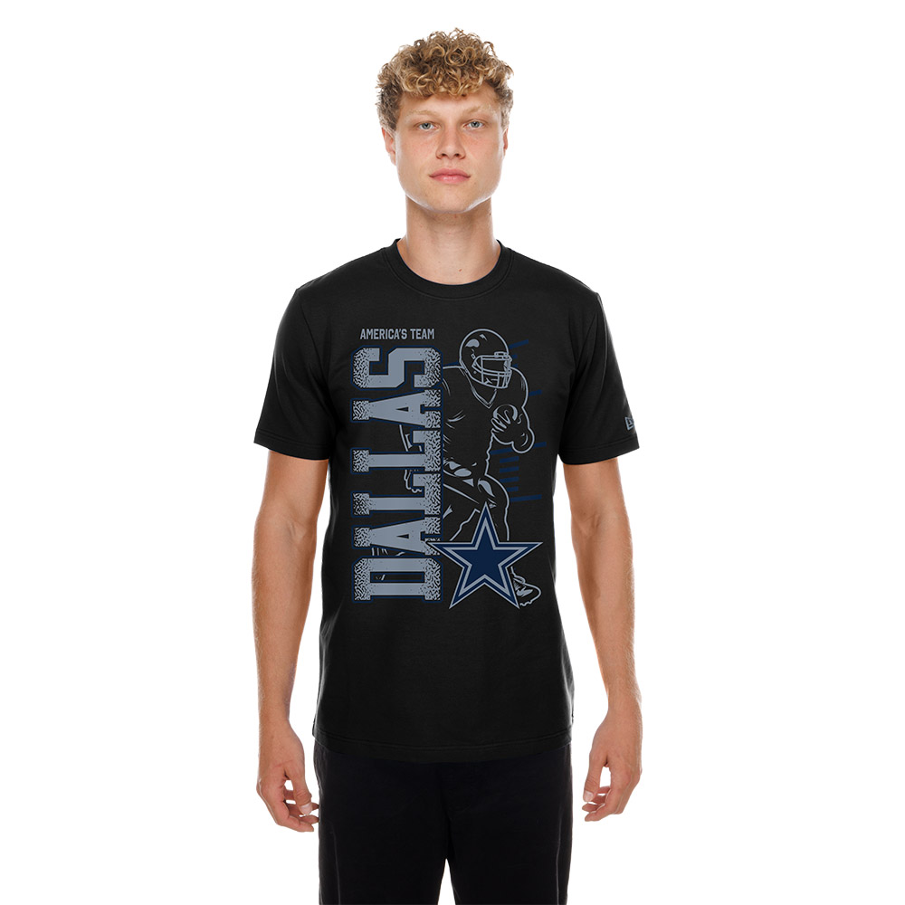 New Era Men's Black Dallas Cowboys Training Camp T-Shirt - Black
