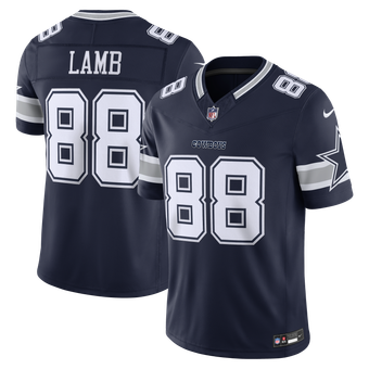 Men's Nike CeeDee Lamb Navy Dallas Cowboys Team Vapor F.U.S.E. Stitched Limited Jersey