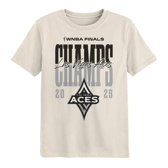 Preschool Outerstuff  Natural Las Vegas Aces 2025 WNBA Finals Champions Celebration T-Shirt