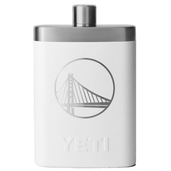 YETI White Golden State Warriors 7oz. Flask