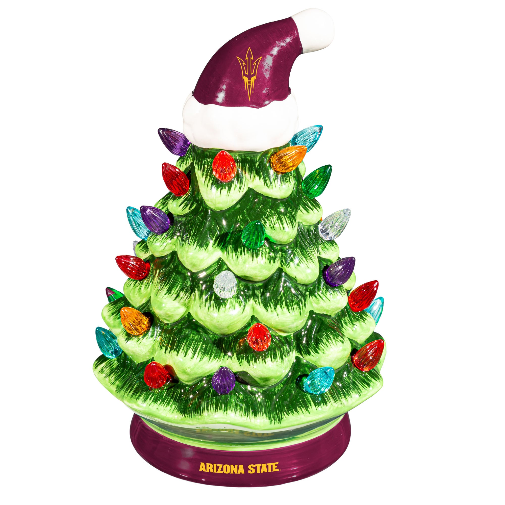 Arizona State Sun Devils 8" LED Light Up Christmas Tree