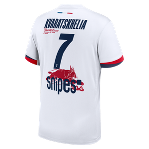 Maillot Extérieur Stadium PSG Nike 25/26 avec flocage Virgil Abloh Archive™  Kvaratskhelia 7, vue 4