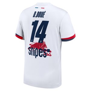 Maillot Extérieur Stadium PSG Nike 25/26 avec flocage Virgil Abloh Archive™  D.Doué 14, vue 4