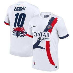 Maillot Extérieur Stadium PSG Nike 25/26 avec flocage Virgil Abloh Archive™  O.Dembélé 10, vue 2