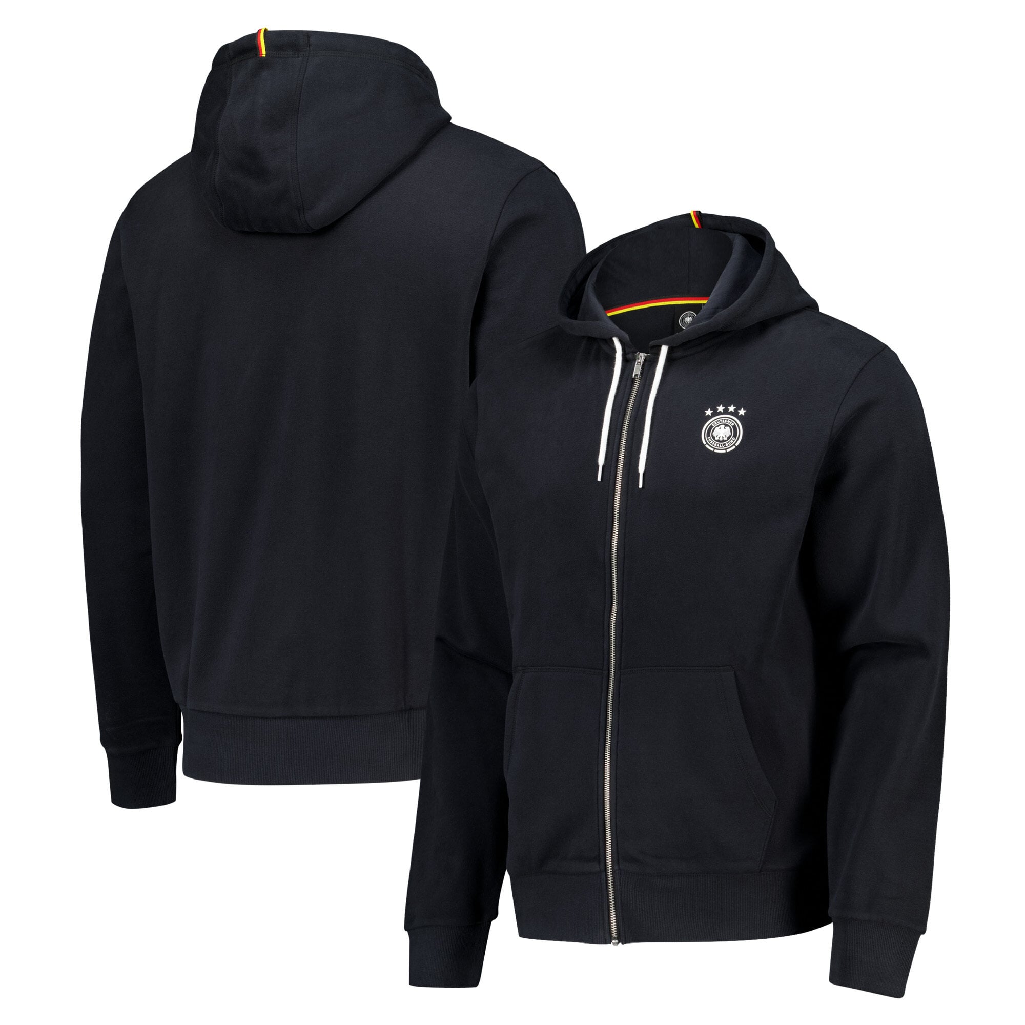 Sweat à capuche zippé DFB Essentials - Noir - Homme