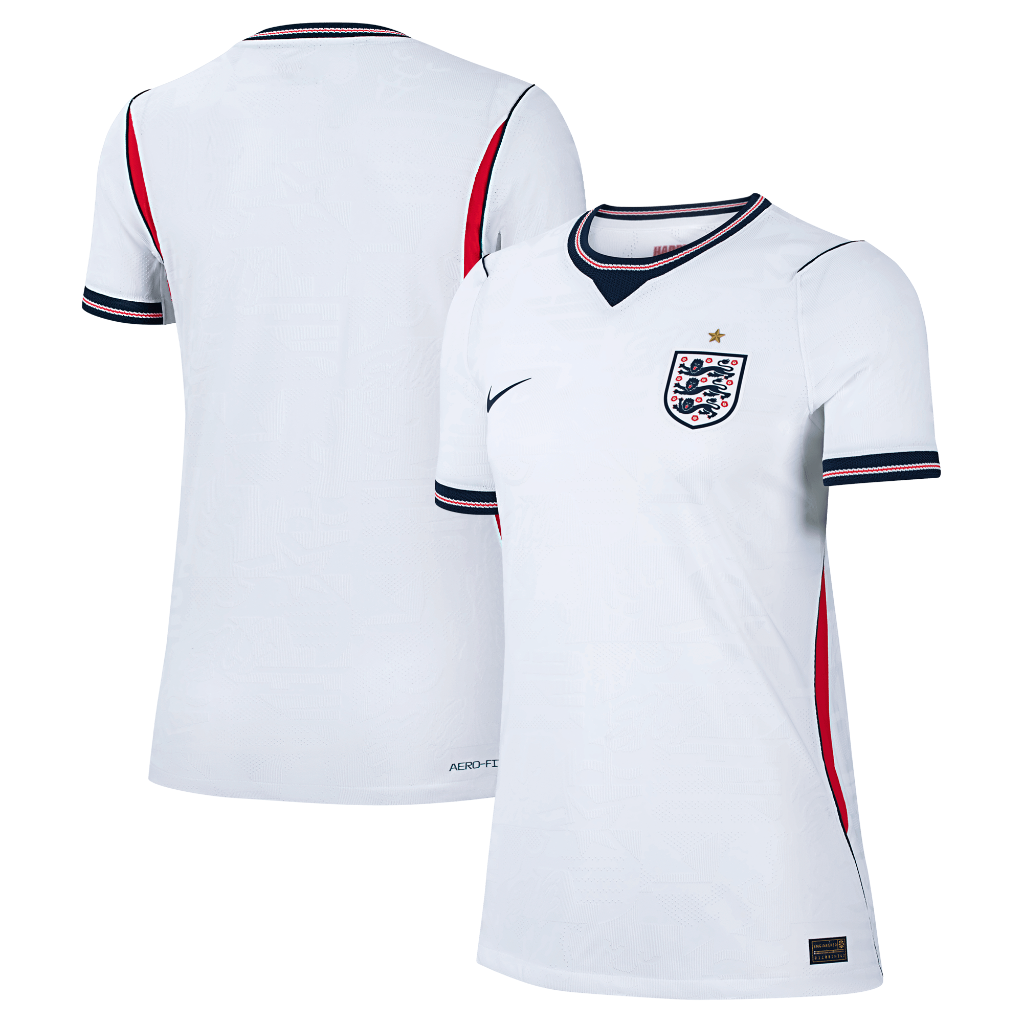 Women's Nike  White England National Team 2026 Home Match Authentic Jersey