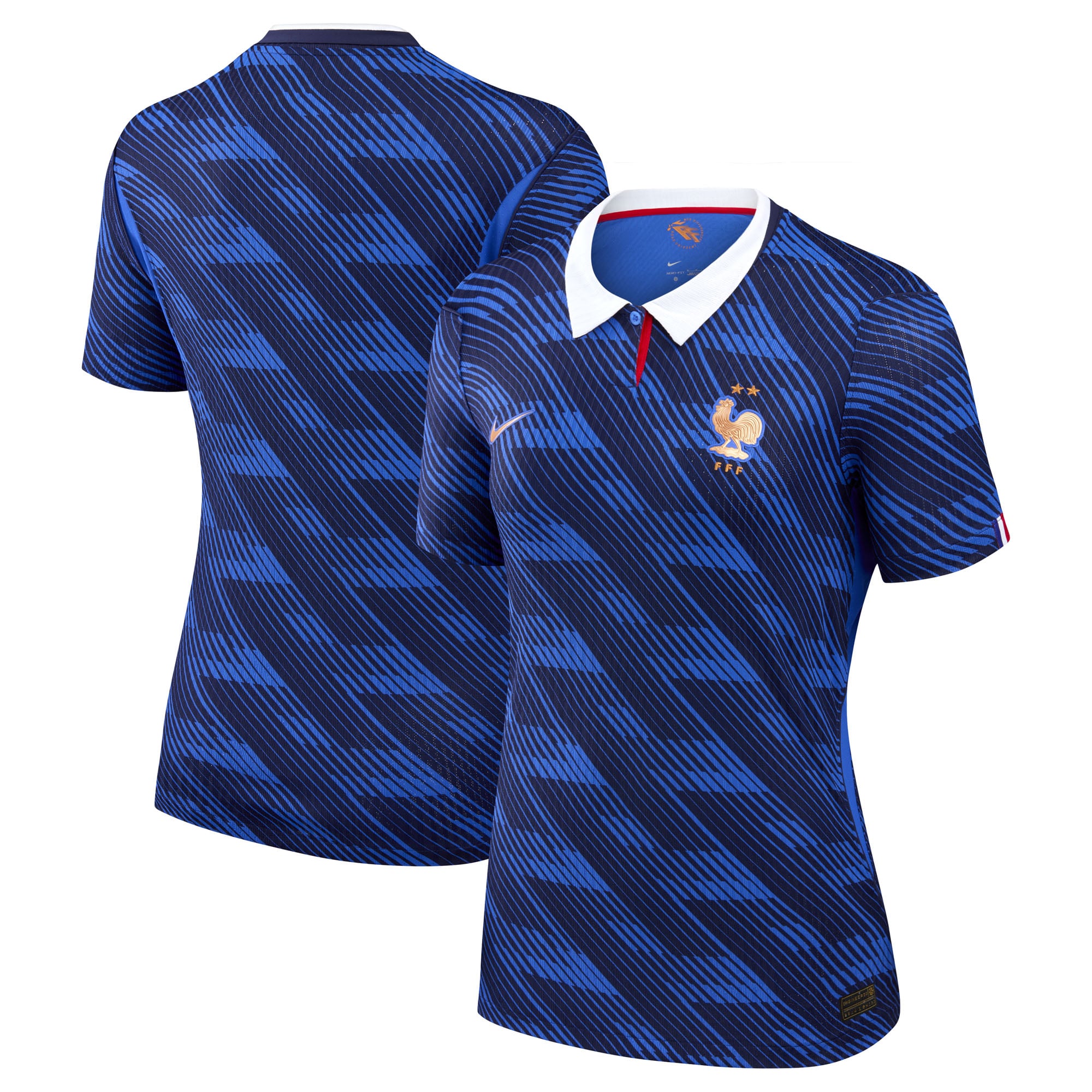 Women's Nike Blue France National Team 2026 Home Match Authentic Jersey