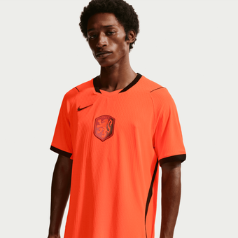 Men's Nike  Orange Netherlands National Team 2026 Home Match Authentic Jersey