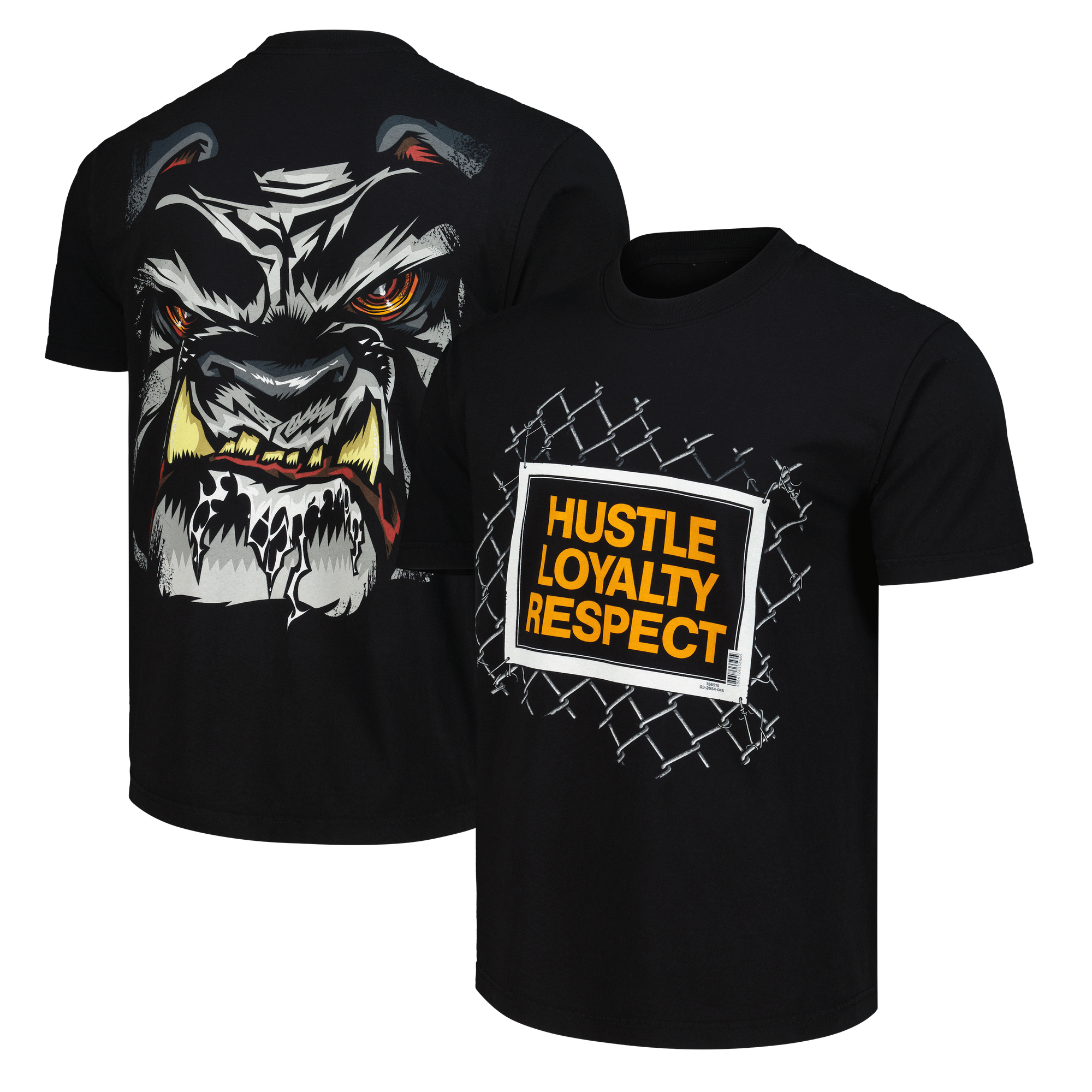 Men's Black John Cena Beware of Dog Oversized Boxy T-Shirt