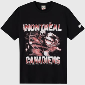 Men's OVO x NHL  Black Montreal Canadiens Graphic T-Shirt