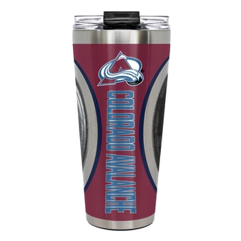Colorado Avalanche 32oz Big Slim Game Puck Travel Tumbler