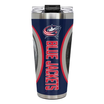 Columbus Blue Jackets 32oz Big Slim Game Puck Travel Tumbler